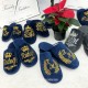 Комнатные махровые тапочки с именной вышивкой